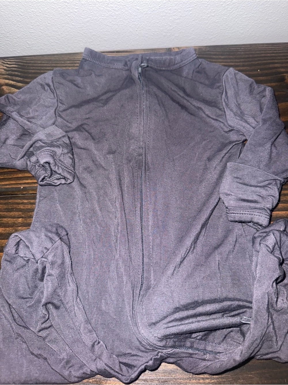 0-3 Month Grey Bamboo Sleeper